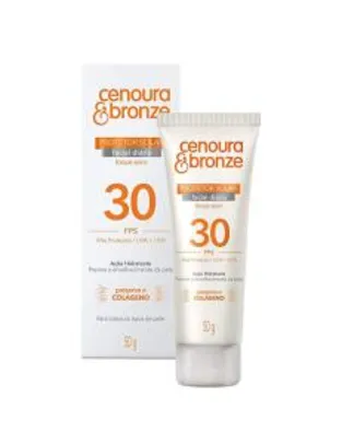 Protetor Solar Facial Cenoura & Bronze Fps 30 50G | R$15