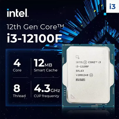 Processador Intel Core i3-12100F