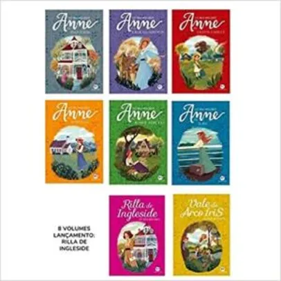 Kit Anne de Green Gables 8 Volumes - R$77