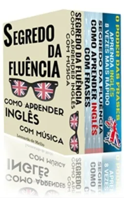Como Aprender Inglês (3 em 1): Segredo da Fluência: Como Aprender Inglês Com Música... - R$ 6,50