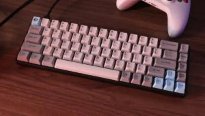 AKKO 3068 Mechanical Keyboard Cherry Switch Retro 68 Keys - Platinum Brown Switch