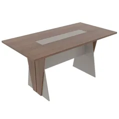 Mesa de Jantar Madesa Premium Plus Rustic/Bege - 80x160x83 cm