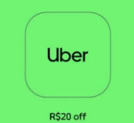R$20 OFF no Uber para clientes NEXT