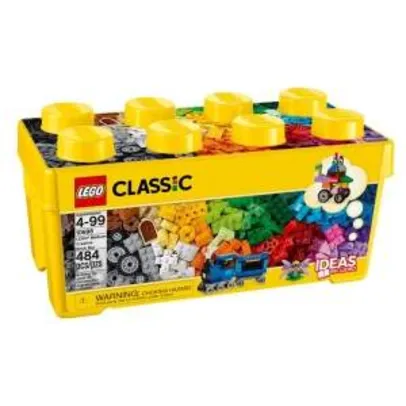 [Ponto Frio] Lego Classic - Caixa Média 484 peças de R$ 259,99 por R$ 152,90