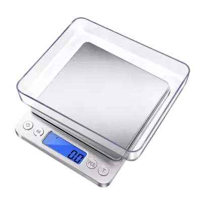 Balança digital de cozinha, 3000g/ 0.1g, com lcd/tara