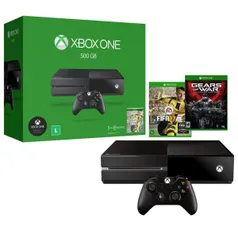 XBox One + Jogo Fifa 17 + Gears Of War Ultimate (e outras opções) por R$ 1199