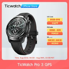 Smartwatch TicWatch Pro 3 GPS Wear OS 