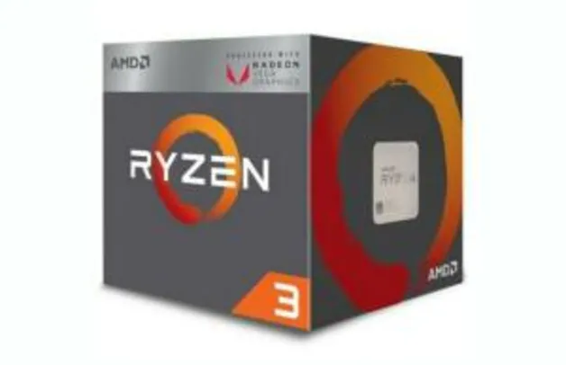 Processador AMD Ryzen 3 2200G, Cooler Wraith Stealth, Cache 6MB, 3.5GHz (3.7GHz Max Turbo),