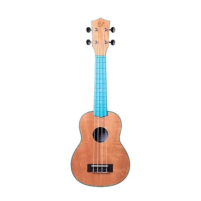 [PRIME] Ukulele Soprano 21 Abs Tampo Tipo Flamed Okume Azul C/Capa Colors Series Winner