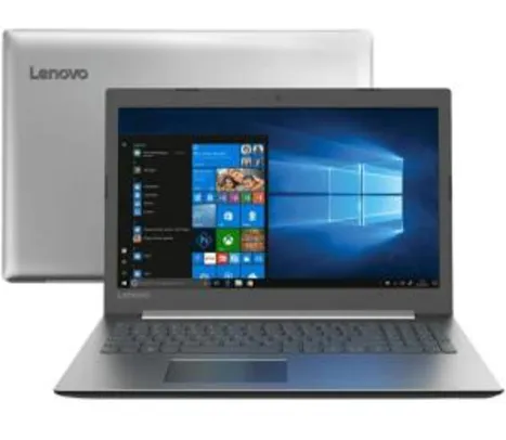 Notebook Ideapad 330 Intel Core I5-8250u 8GB (Geforce MX150 com 2GB) 1TB HD 15,6" W10 Prata - Lenovo R$2610