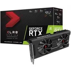 Placa de Vídeo PNY NVIDIA GeForce RTX 3050 XLR8 Gaming REVEL EPIC-X RGB Dual Fan Edition, 8GB, GDDR6