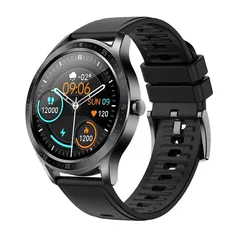 Smartwatch masculino preto COLMI SKY 5 relógio inteligente IP67 à prova deágua Bluetooth Relogio Int