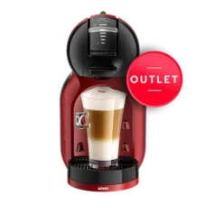 OUTLET Mini Me Automática Máquina de Café Vermelha e Preta (110v)