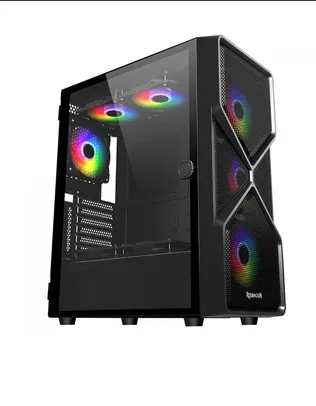 Gabinete Gamer Redragon Superion, Mid Tower, Vidro Temperado, Black, ATX, Sem Fonte, Sem Fan, GC-MB211