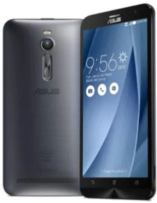 Smartphone Asus Zenfone 2 Prata Tela 5.5" Android 5 Câmera 13Mp por R$ 849