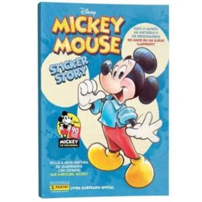 Livro Ilustrado Oficial Mickey 90 anos