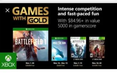 Games With Gold Novembro!