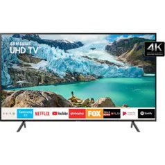 [Qualquer cartão + AME] - TV LED 50" Samsung 50RU7100 Ultra HD 4K - R$1601,99