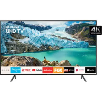 [Qualquer cartão + AME] - TV LED 50" Samsung 50RU7100 Ultra HD 4K - R$1601,99