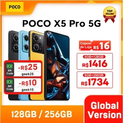 Smartphone Poco X5 Pro 5G 6GB/128GB