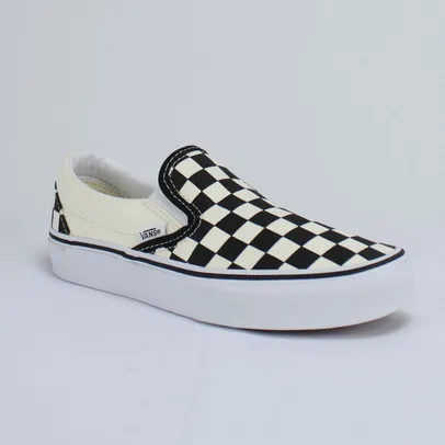 Tênis Vans Slip-On Checkerboard Branco