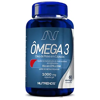 [SUPER R$ 15,57] Ômega 3 Epa/Dha 1000Mg 60 Cápsulas, Nutrends