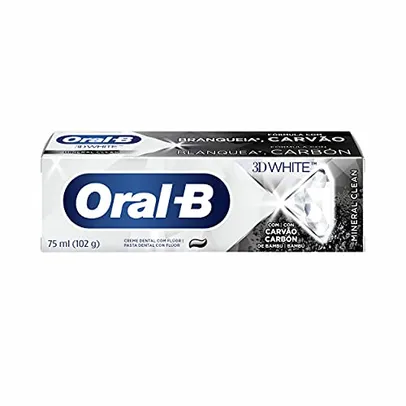 Creme Dental Oral-B 3D White Mineral Clean Fresh Mint 102g, Oral B