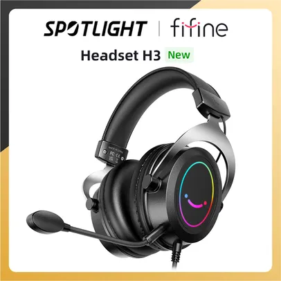 (G.play) Headset Gamer RGB Fifine H3