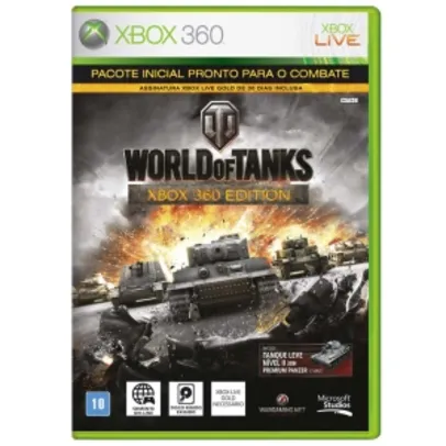 Jogo World of Tanks - Xbox 360 - R$20