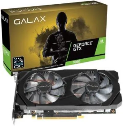 Placa de Vídeo NVIDIA GTX 1660 OC 6GB GALAX [FG Prime]