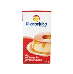 Leite Condensado Semidesnatado Piracanjuba 395g 