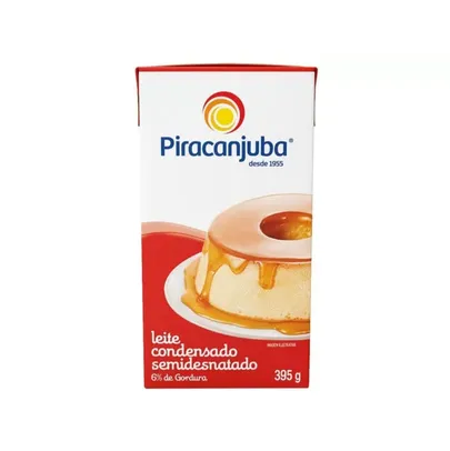 Leite Condensado Semidesnatado Piracanjuba 395g 