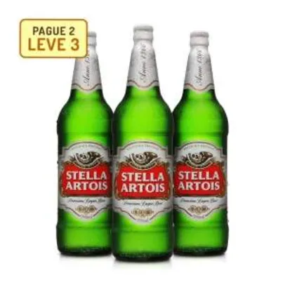 [Empório da Cerveja] Cerveja Stella Artois 990 Ml - Na Compra de 2, Leve 3 - por R$28