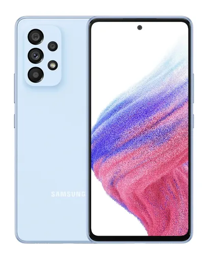 Foto do produto Smartphone Samsung Galaxy A53 5G, 128GB, 8GB RAM, Câmera Quádrupla, Tela Infinita De 6.5" Azul