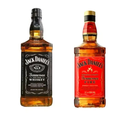 Whisky Jack Daniel`s Tennessee ou Fire - 1 Litro