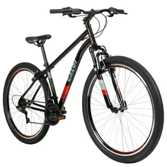 Bicicleta Caloi Two Niner Aro 29 com Freio V-brake, 21 Marchas, Quadro 17” - Preta 