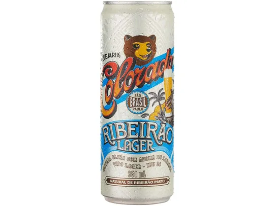 Cerveja Colorado Ribeirão Lager Lata 350ml