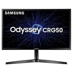 Monitor Gamer Samsung Odyssey 23.5' LED, Curvo, 144 Hz, Full HD, FreeSync, HDMI/DisplayPort - LC24RG50FQLMZD