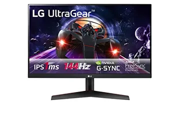 Monitor LG UltraGear 24" IPS Full HD, 144Hz, 1ms (GtG), AMD FreeSync,