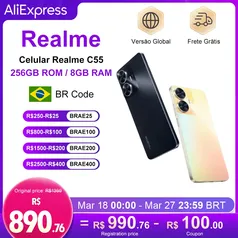 (DoBrasil)  Smartphone Realme C55 8GB+256GB