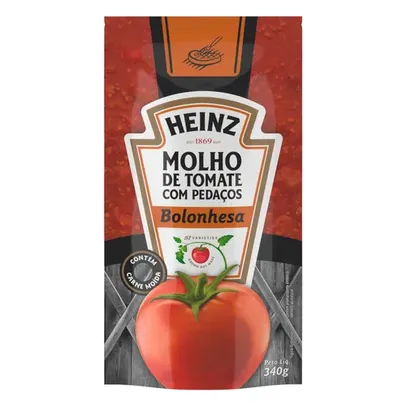 Molho de tomate bolonhesa Heinz em sachê 340 g