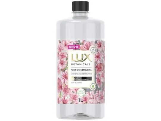 Sabonete Líquido para as Mãos Lux Botanicals - Flor de Cerejeira 1L R$7