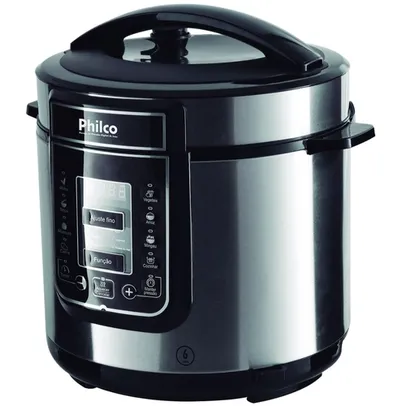 [AME R$ 294] Panela De Pressão Digital 6l Inox Silver Ppps 01 