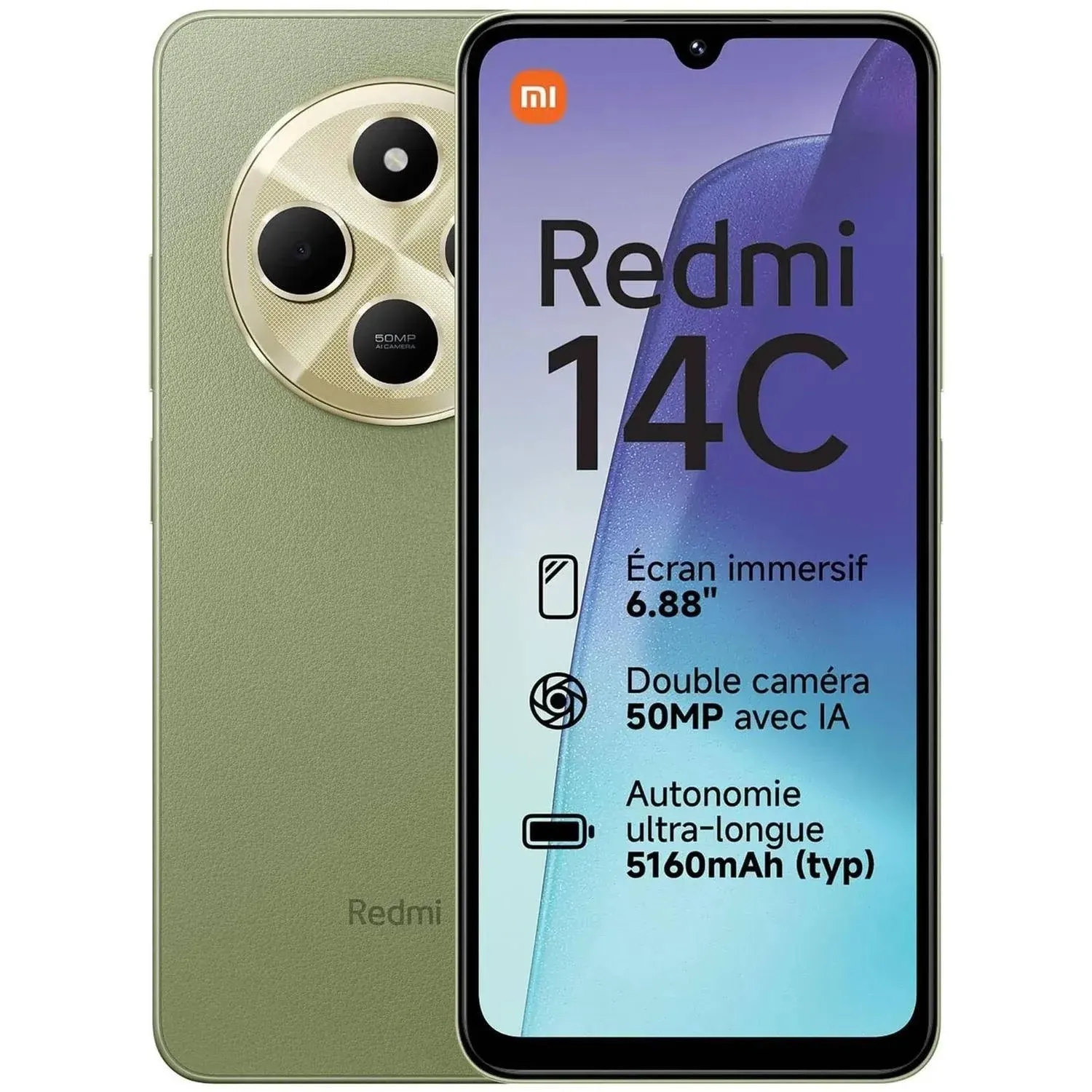 Imagem do produto Smartphone Xiaomi Redmi 14C Global 256GB 4GB Ram Dual Sim Tela 6.88"