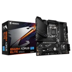 PLACA MÃE GIGABYTE B560M AORUS ELITE INTEL LGA1200 MICRO ATX DDR4 HDMI