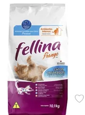 Ração Seca Fellina Frango para Gatos Castrados 10 kg