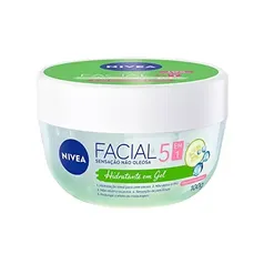 [REC/SUPER R$18,75] NIVEA Hidratante Facial em Gel 100g - Fórmula especial deixa a pele sequinha