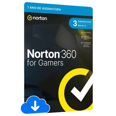 Norton 360 for Gamers para 3 Dispositivos, 12 meses, Digital para Download - 21430713