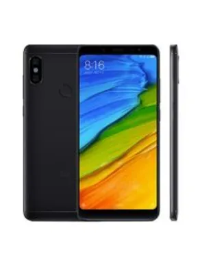 Xiaomi Redmi Note 5 Dual Rear Camera 5.99 inch 4GB 64GB Snapdragon 636 Octa core 4G Smartphone Black | R$530