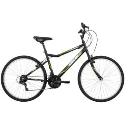 Bicicleta Caloi Twister Aro 26 com Freio V-Brake e 21 Velocidades na Cor Preta - R$339